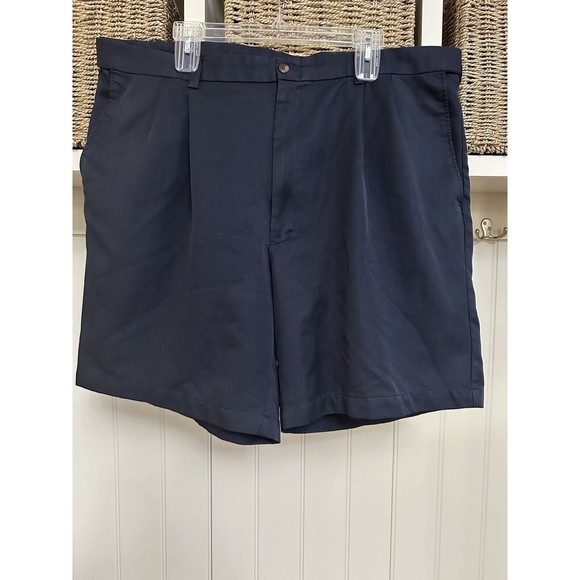 Haggar Other - TWO Haggar Mens Walking Bermuda‎ Shorts, Colors Black & Navy - Size 42